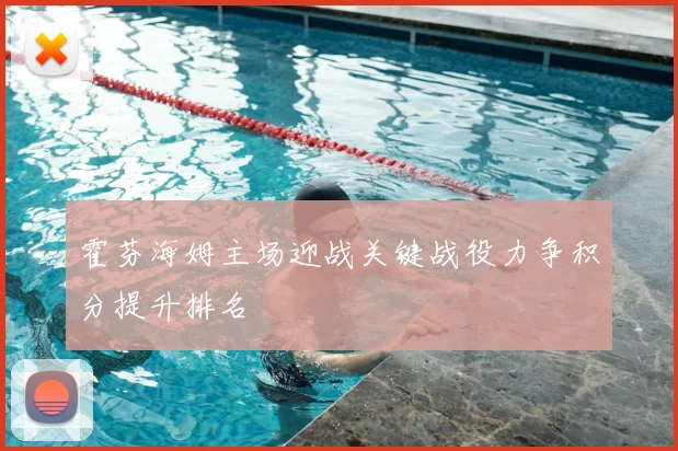 霍芬海姆主场迎战关键战役力争积分提升排名